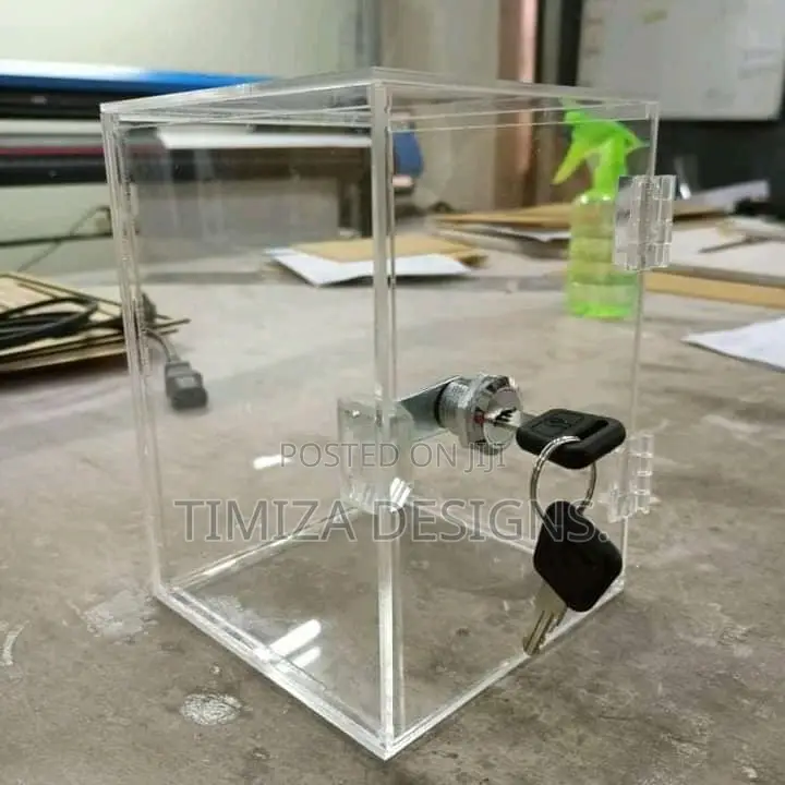 Clear Donation Box