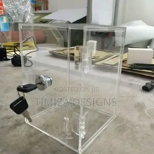 Clear Donation Box