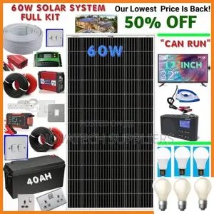 60W Solar Power Full System/ Samz Solar