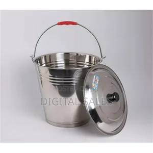 1stainless Steel Bucket With Lid