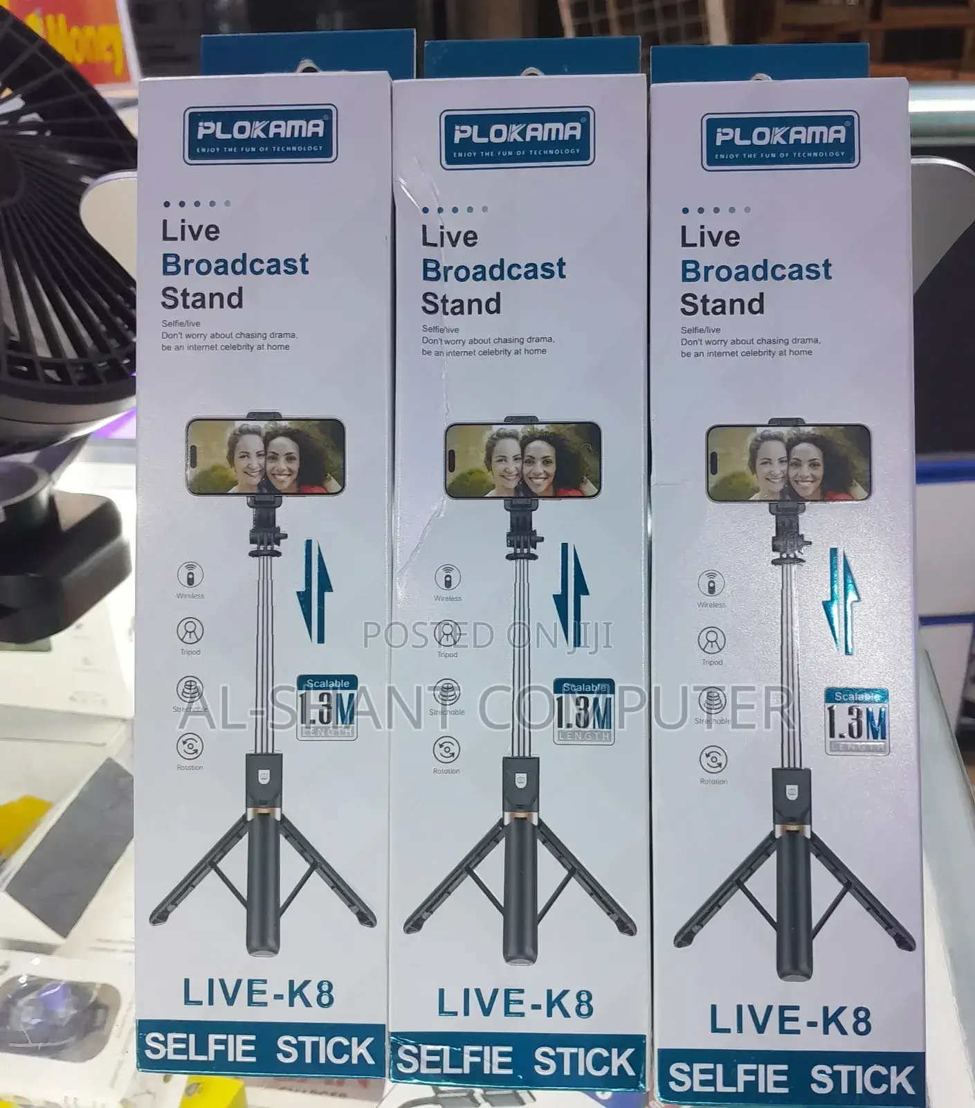 Salfie Stick/1.3m Plokama Live Broadcast Stand