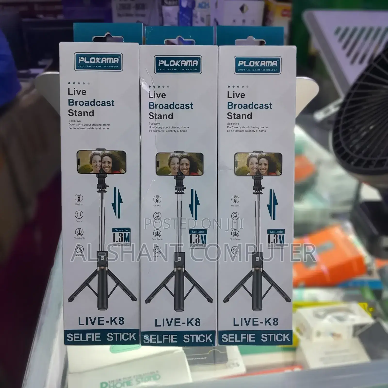 Salfie Stick/1.3m Plokama Live Broadcast Stand