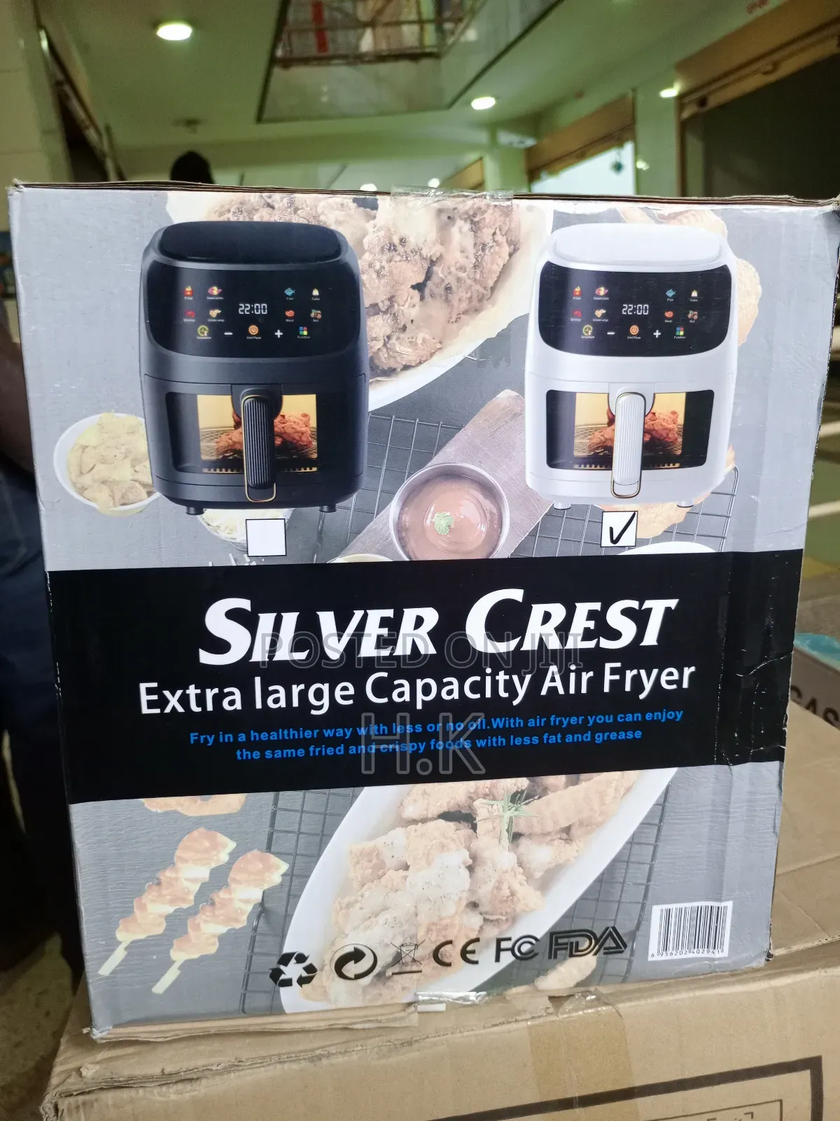 Silver Crest 8L Extra Large Capacity Air Fryer.