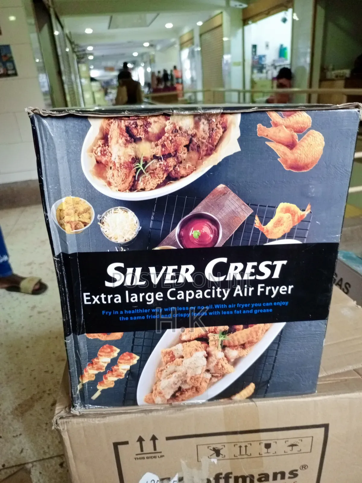 Silver Crest 8L Extra Large Capacity Air Fryer.