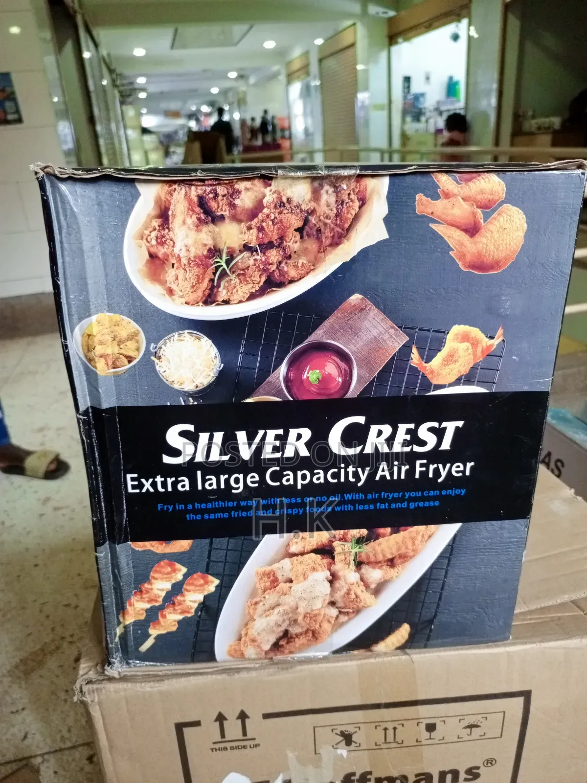 Silver Crest 8L Extra Large Capacity Air Fryer.