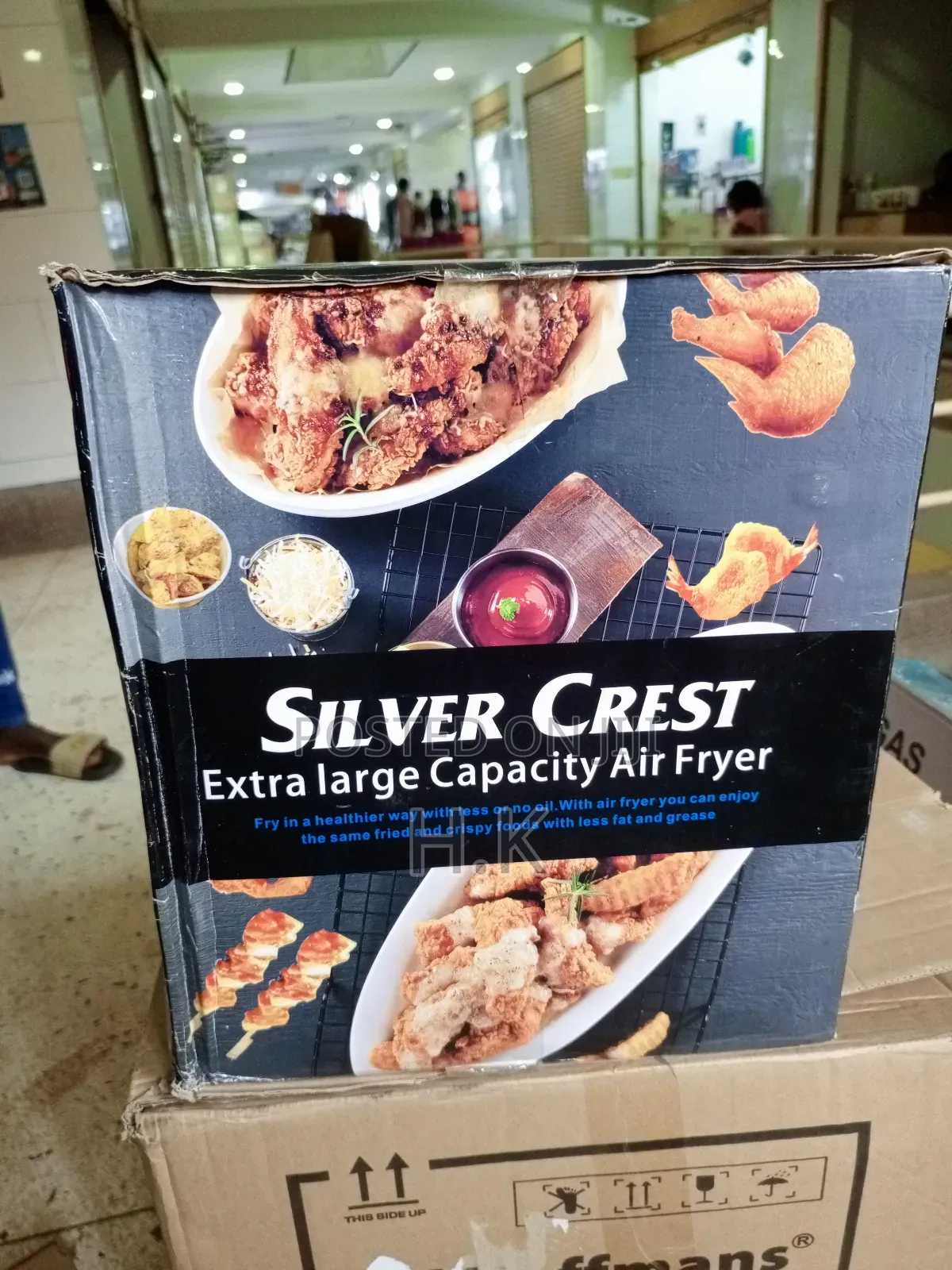 Silver Crest 8L Extra Large Capacity Air Fryer.