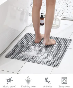 Non-Slip Square Shower Mat 24 X 24 Inches