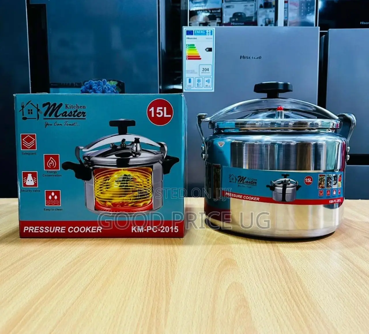 Electro Master 15L Manual Pressure Cooker