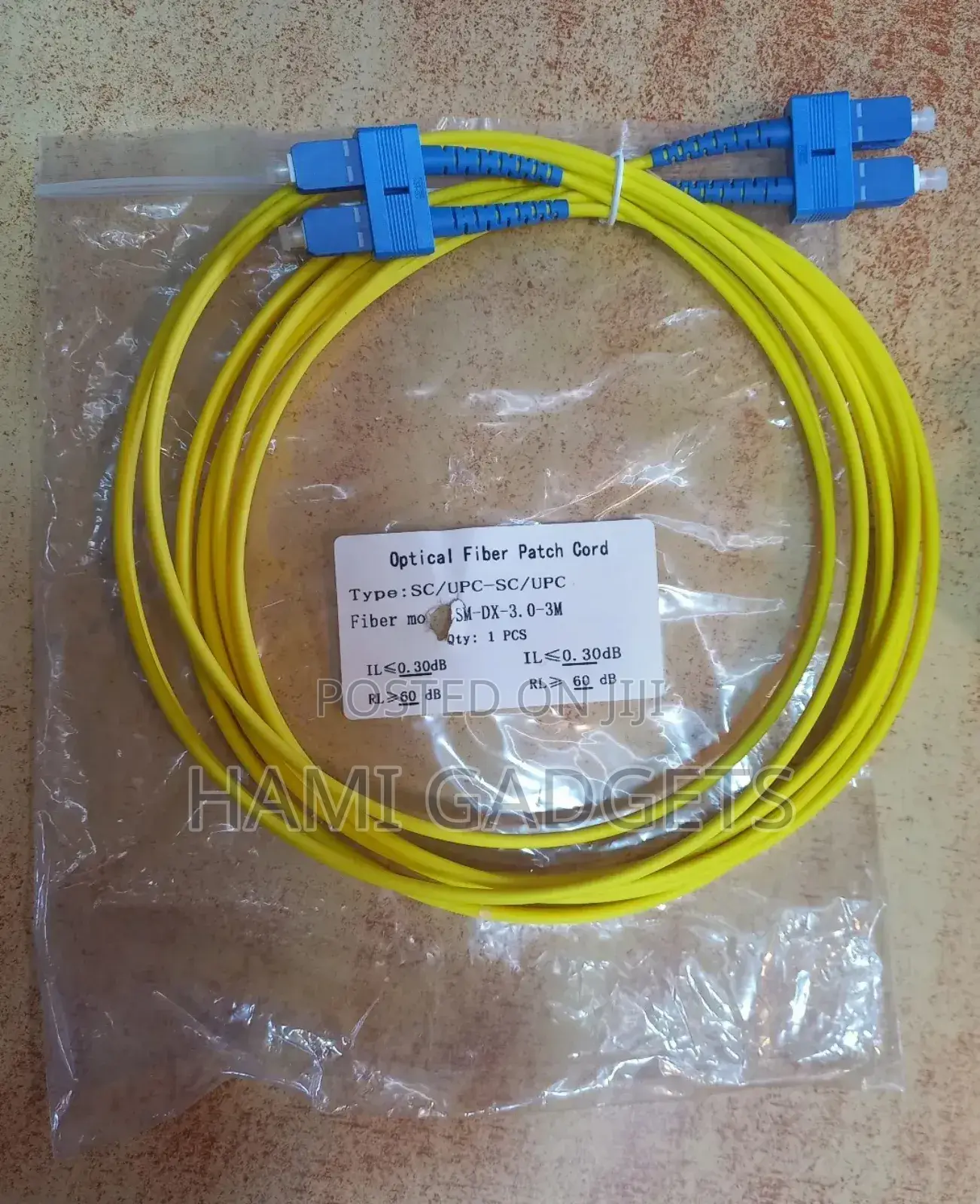 Optical Fibre Patch Cord 3meter