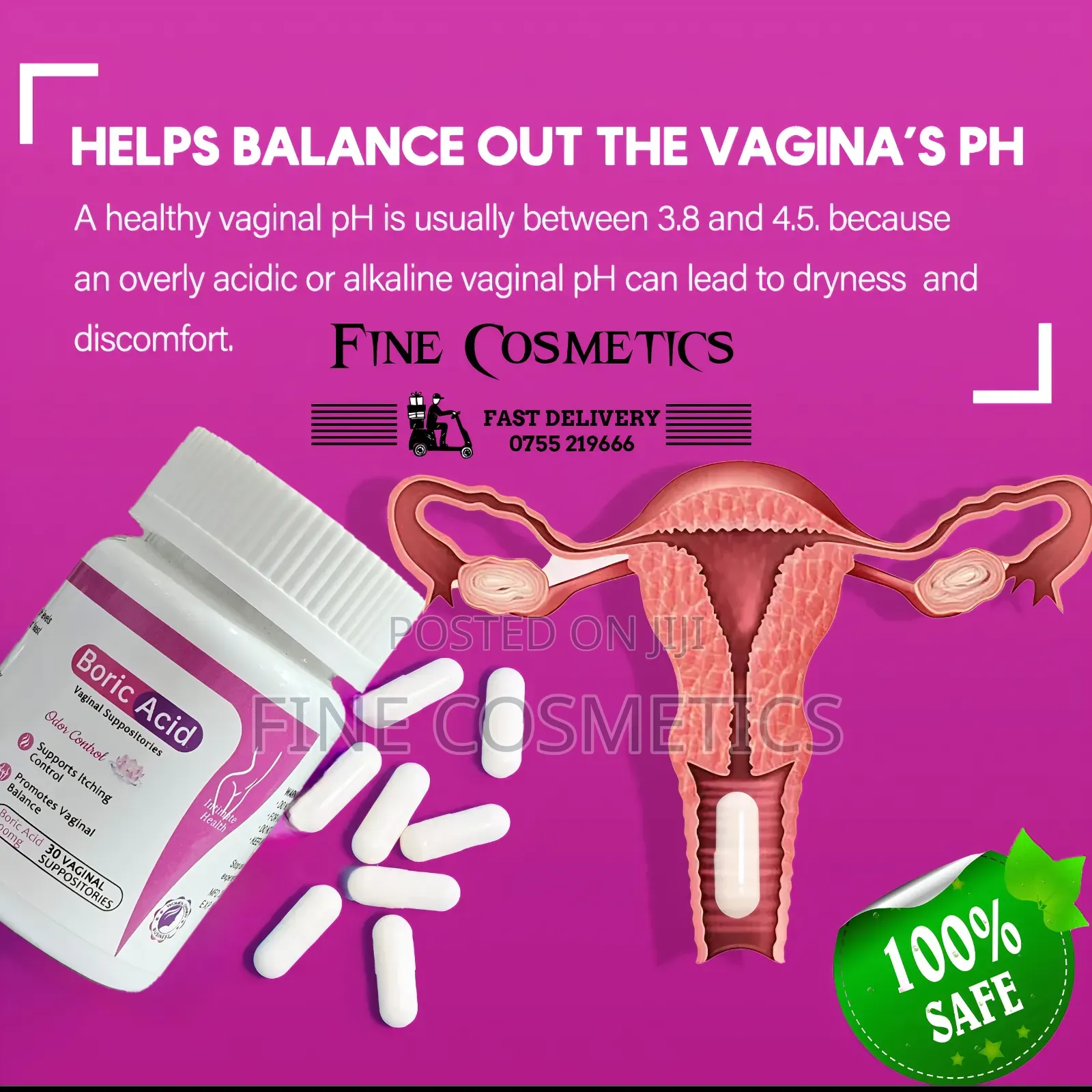 Authentic Boric ACID For Wholesale | Feminine Suppositories