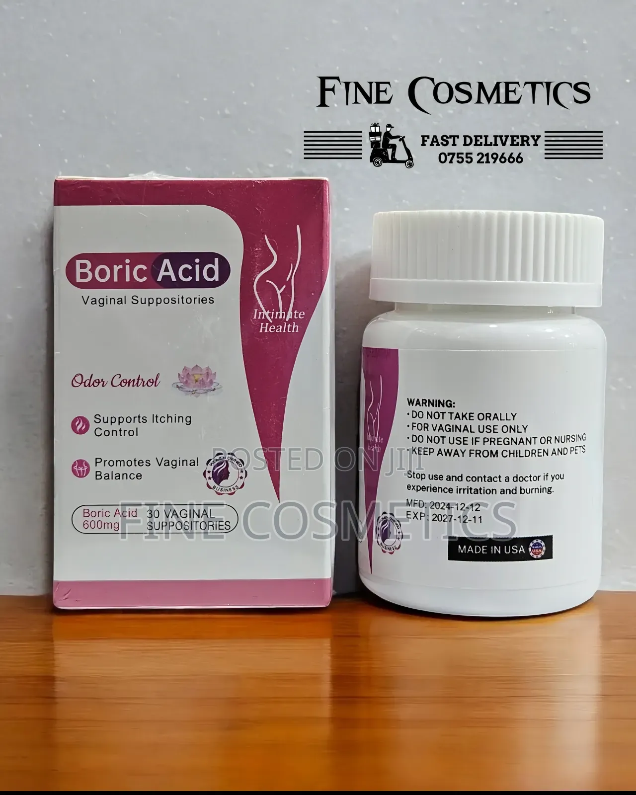 Authentic Boric ACID For Wholesale | Feminine Suppositories