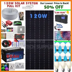 120W Solar System Full Set / Pama Solar