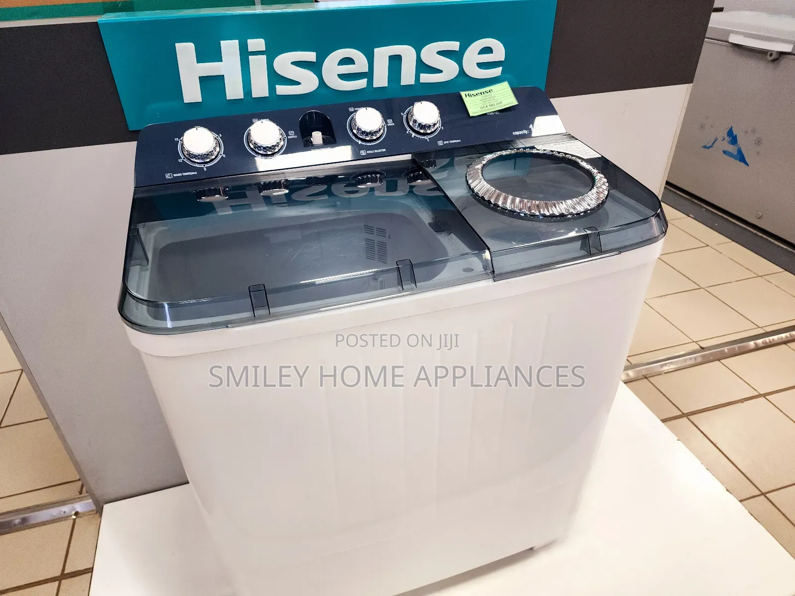Hisense 10kgs Twintub Semi Automatic Washing Machine
