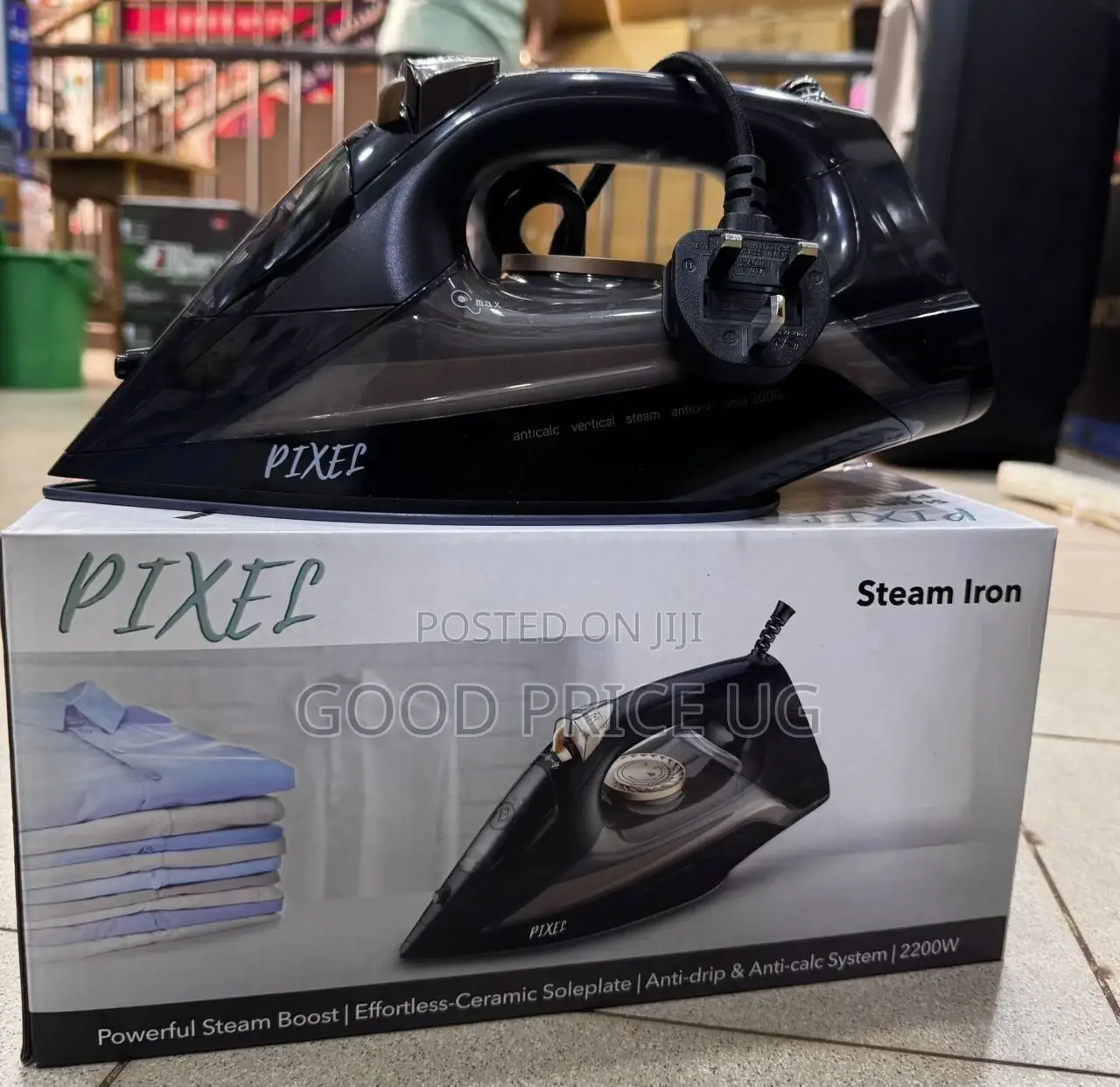 Pixel Steam Iron With Ceramic Soleplate