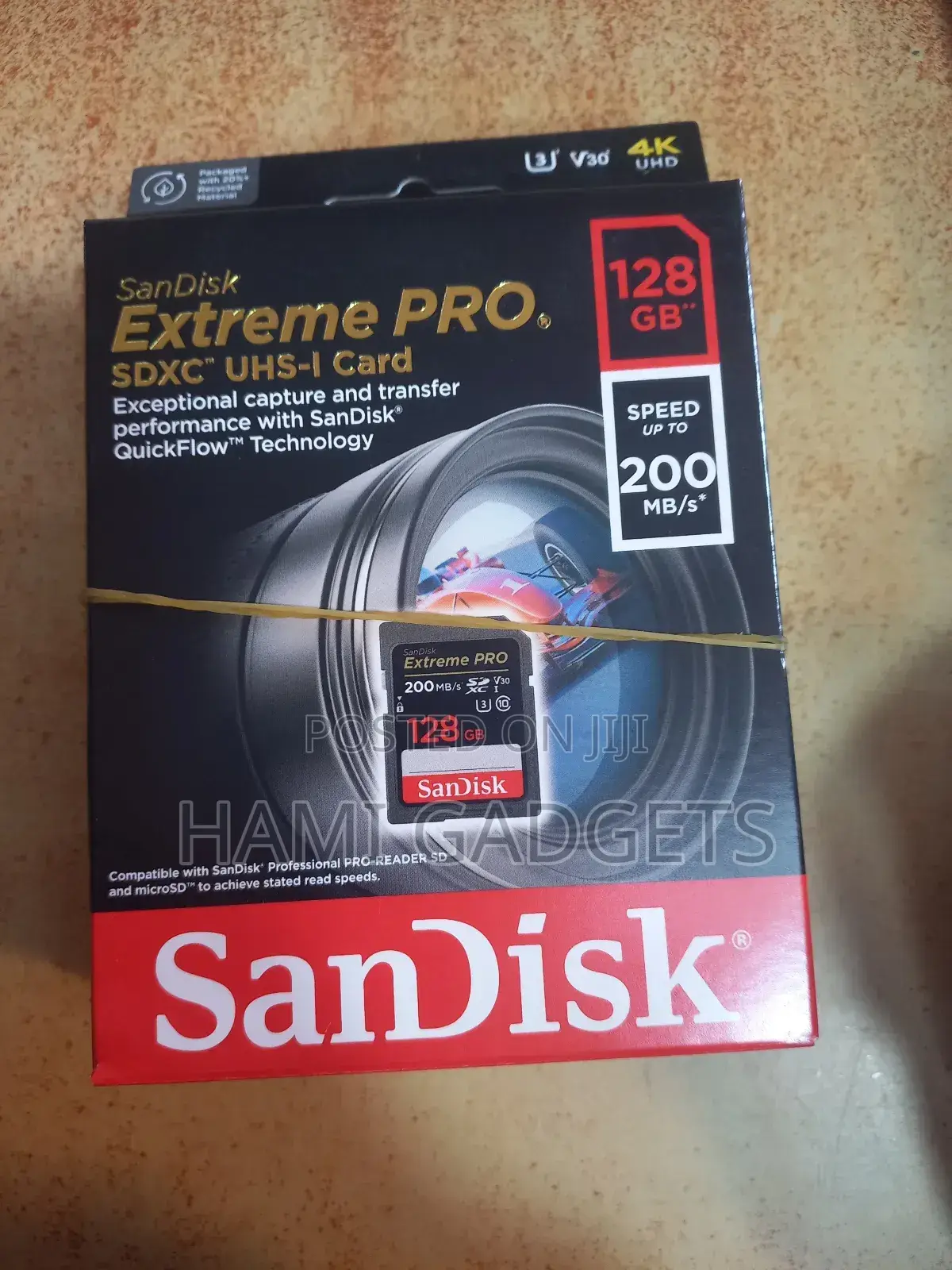 128gb Memorycard Sandisk Extreme Pro SDXC Uhs Card