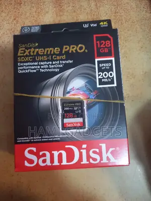 128gb Memorycard Sandisk Extreme Pro SDXC Uhs Card