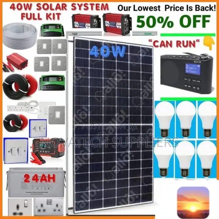 40W Solar System Full Set / Pama Solar