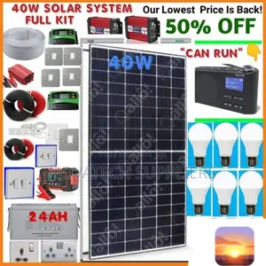 40W Solar Power System Full Kit / Trekk Solar