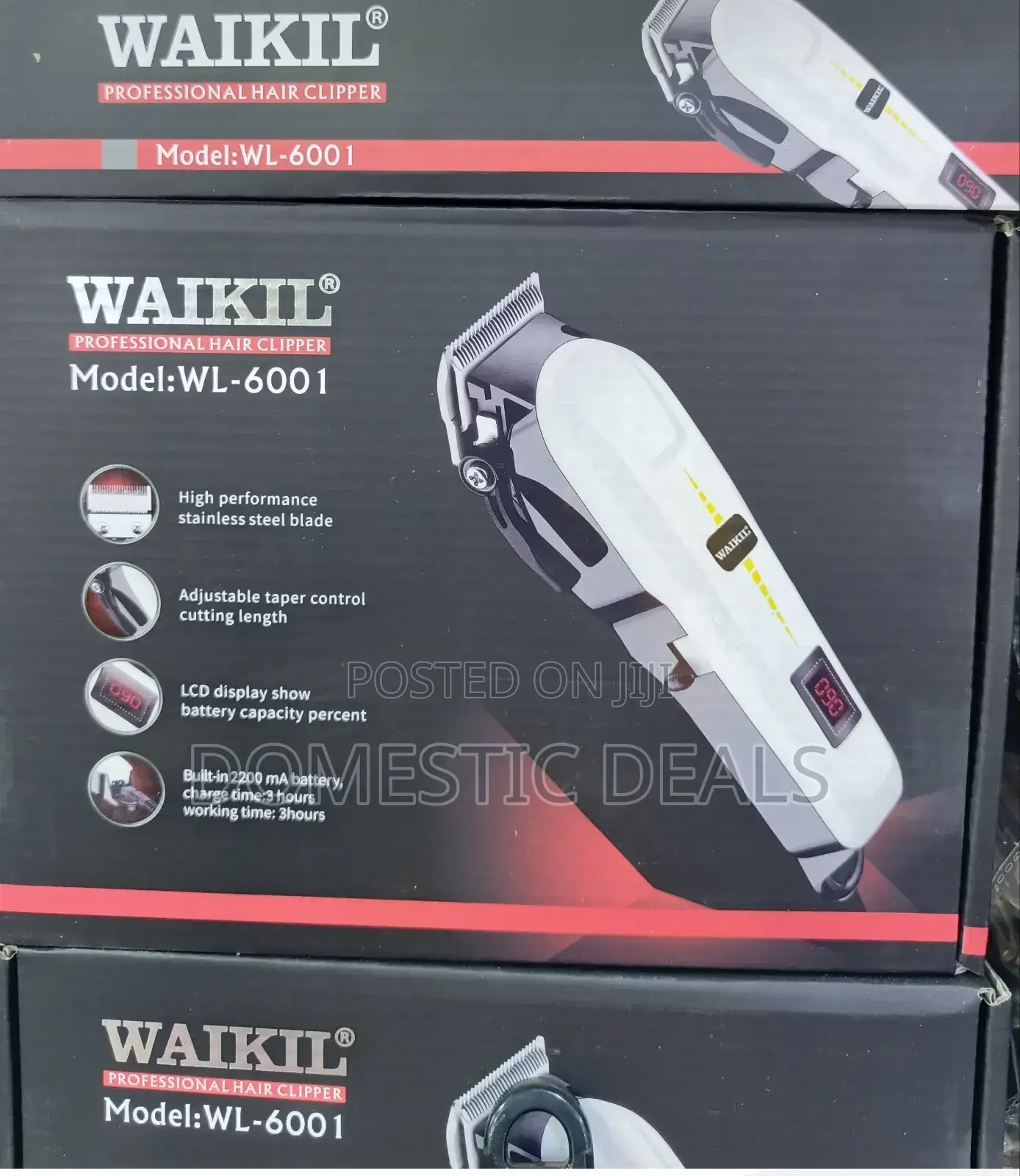 Waikil Professional Rechargeable Clipper