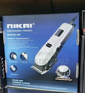 NIKAI Professional Rechargeable Electric Clipper