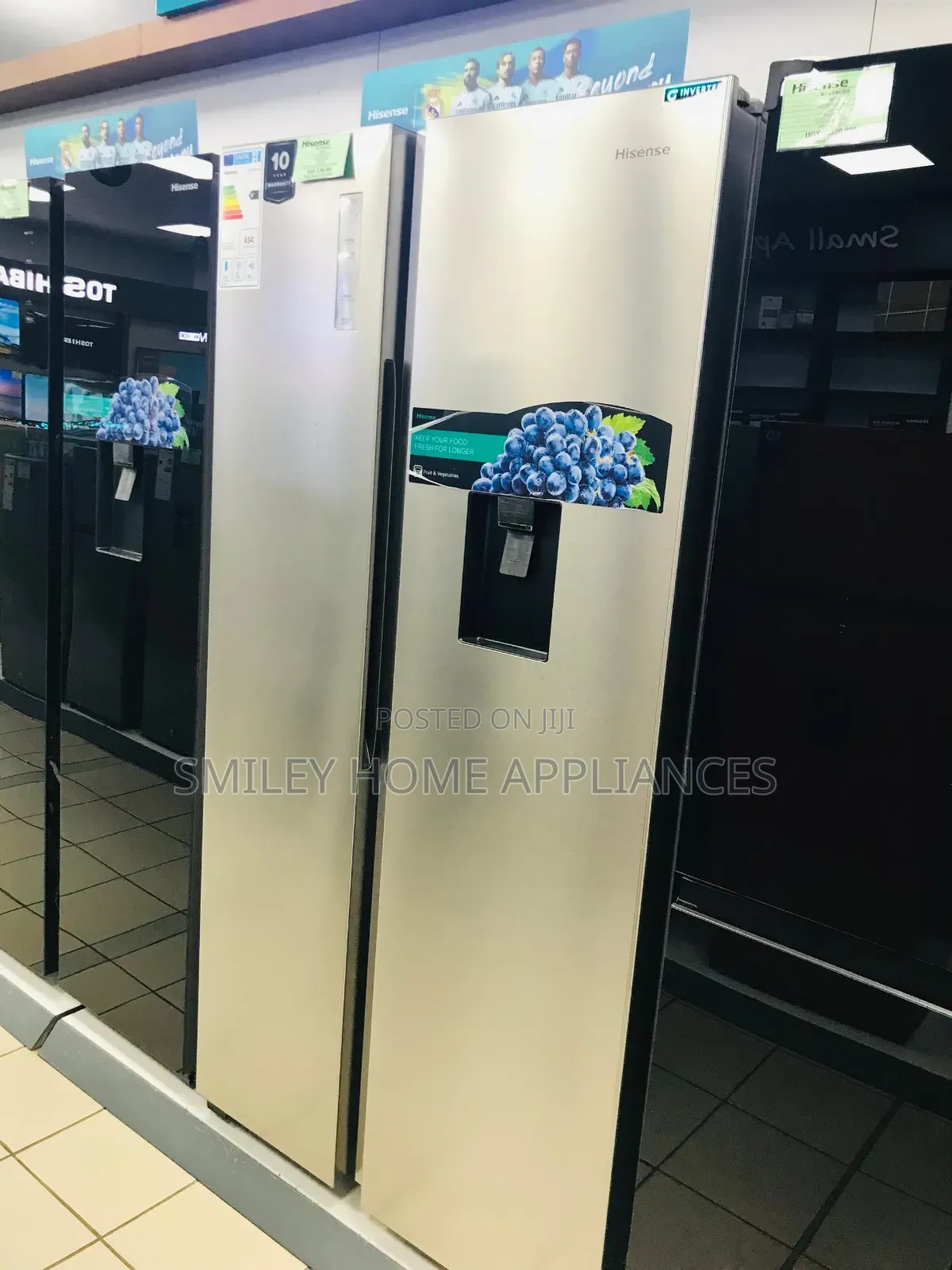 750ltrs Hisense Side by Side High End Fridge
