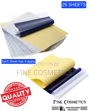 25-Sheets | Tattoo Transfer Papers | Carbon Thermal Stencil