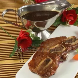 Stainless Steel Steak Sauce Gravy Boat Sauce Cup Jug 3oz