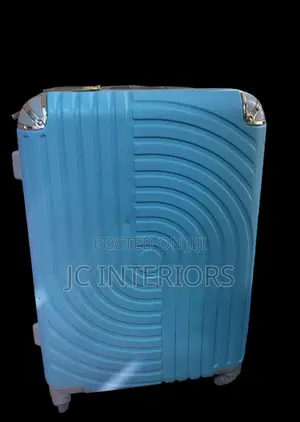 Plastic Suit Cases - Blue