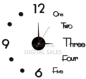New 3D Wall Mounted O'clock