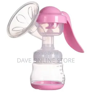 Baby Mommy Manual Breast Pump Milk Capacity Pink