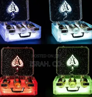 Bottles LED Rechargeable Bottle Presenter Case