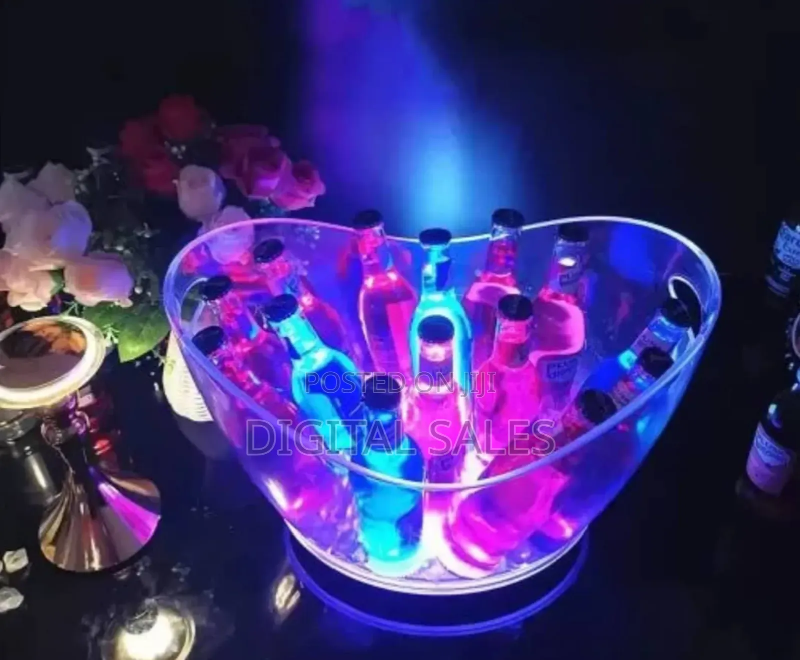 Led Ice Bucket Color Changing Plastic