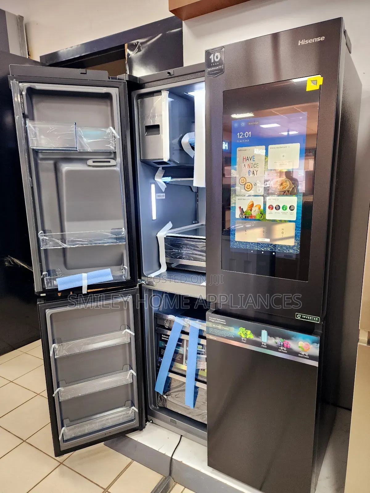 Brand New Hisense 680ltrs Smart High End Refrigerator