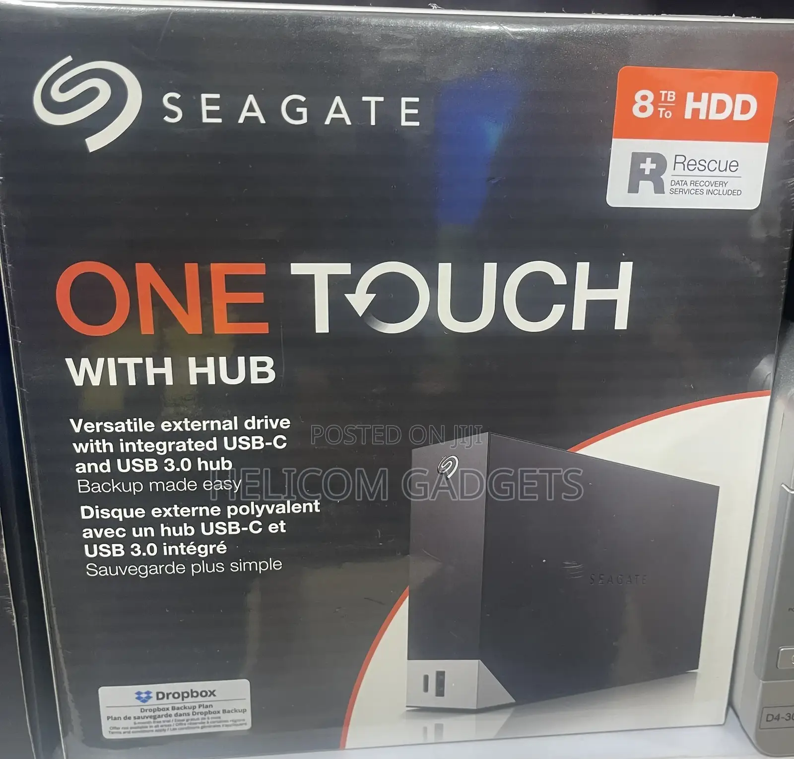 8tb External Seagate One Touch With Hub