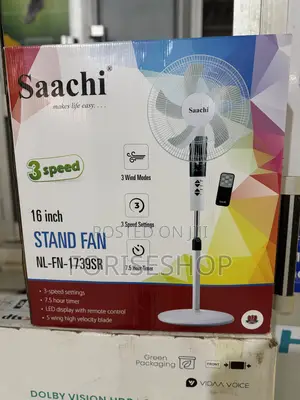 Saachi 16inch Floor Stand Fan Authentic With Remote