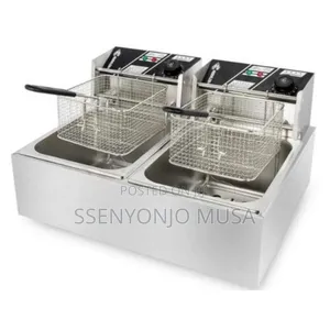 Pixel Double Deep Fryer 12l | Stainless Steel