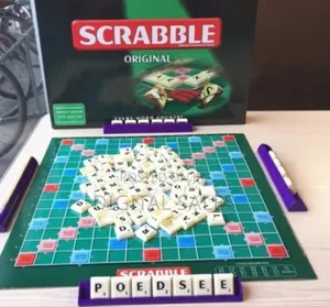 Family Scrabble Game Educational Kid