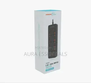 PORODO Blue 6 -AC Dual Switch