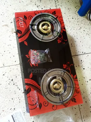 Pixel 2-Burner Tempered Glass Gas Stove.