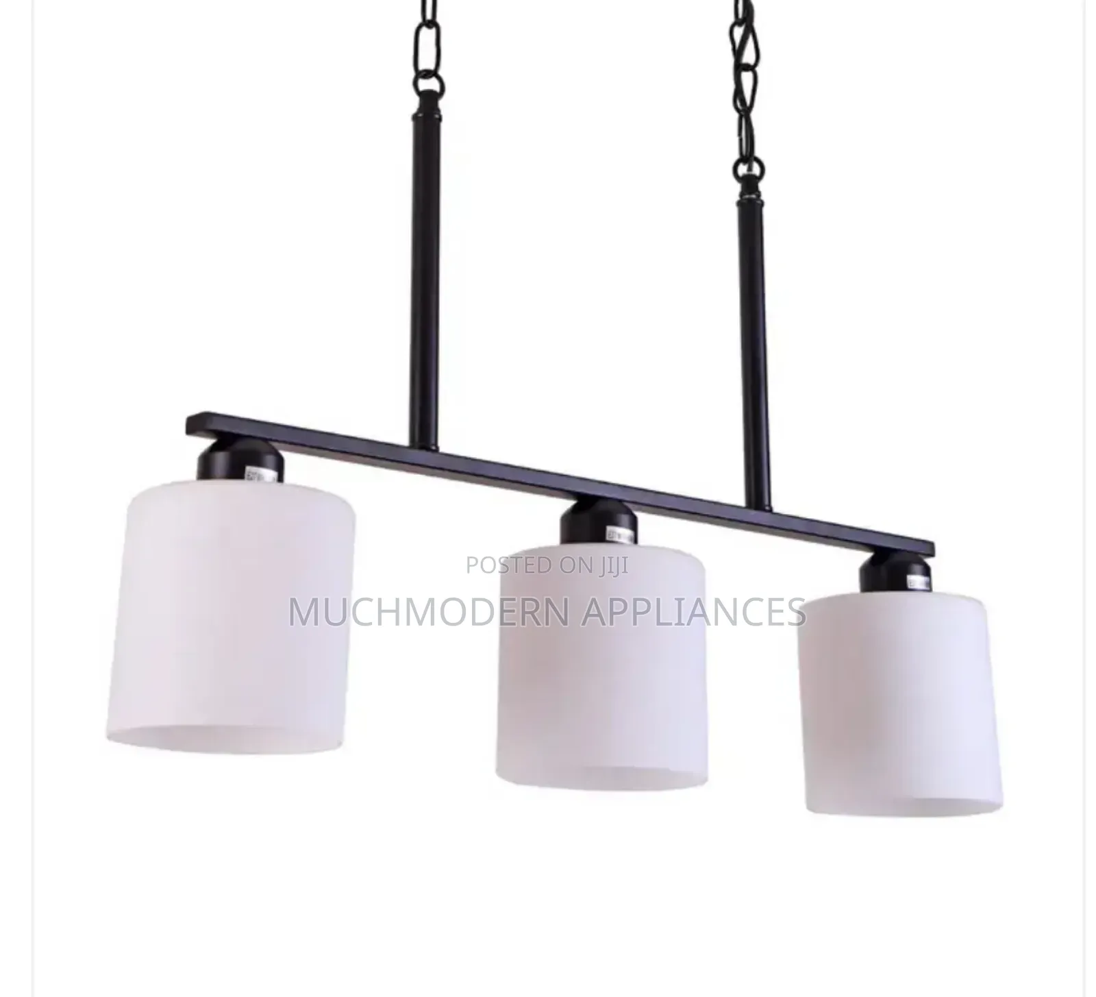 Opal Glass Cylinder Pendant Lamp