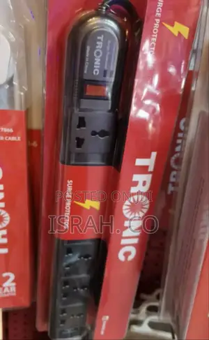 Tronic 6 Way Extension With Surge Protector