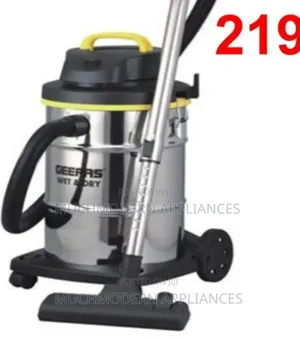 Geepas Vacuum Cleaner Wet Dry Ss/2400w/25l GVC 19011