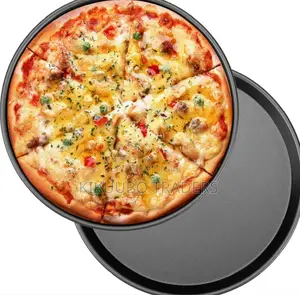 2pcs Round Pizza Baking Trays