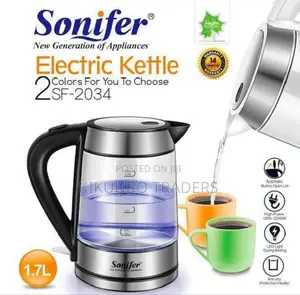 Sonifer 1.7 Litres Glass Electric Kettle