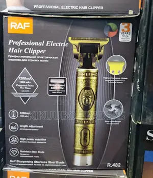 RAF Professional Hair Clipper- Gold