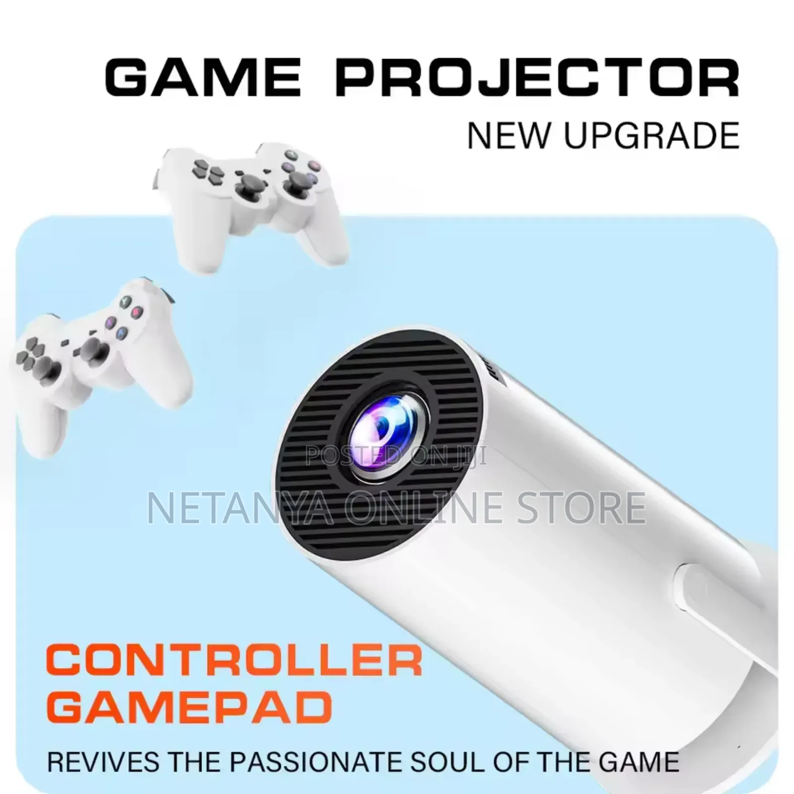 Portable Intelligent Game Projector With Consoles