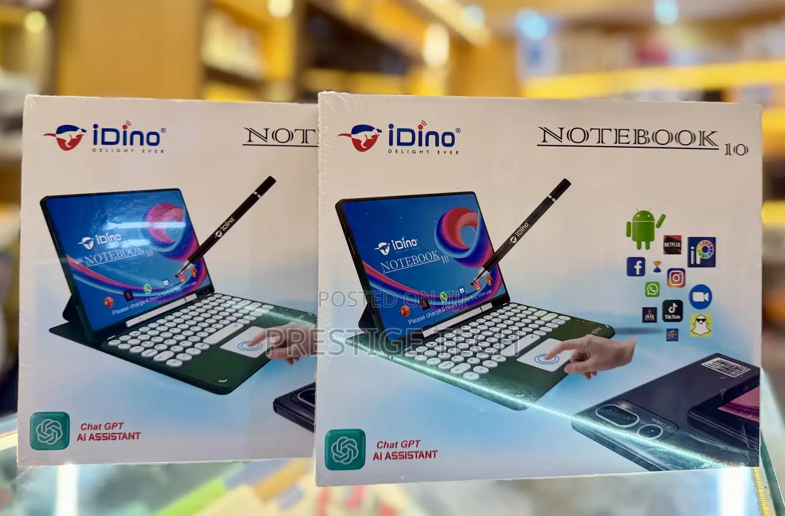 New Idino Notebook 10 512 GB Blue