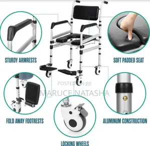 Rolling Shower Chair (Commode Chair)