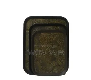 Piece Non Slide Rubber Serving Trays-