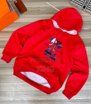 Red Wooly Hoodie